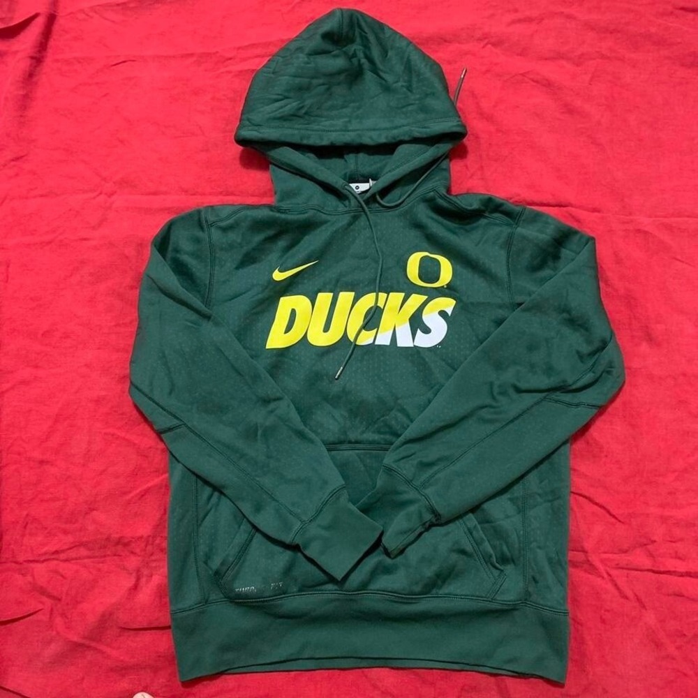 Oregon Ducks Nike Green and Yellow Hoodie